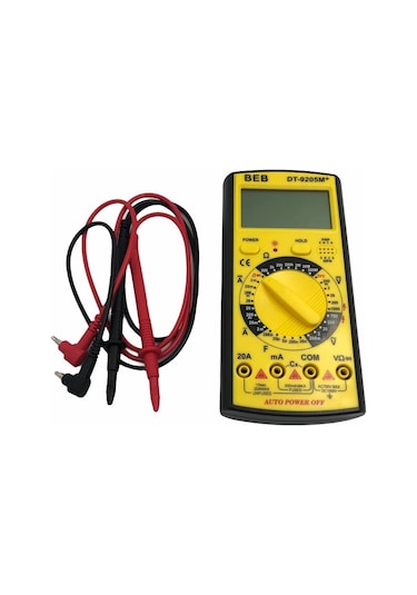 Beb-9205m Dijital Multimetre Ölçü Aleti Akım Voltaj Ohm Ölçer