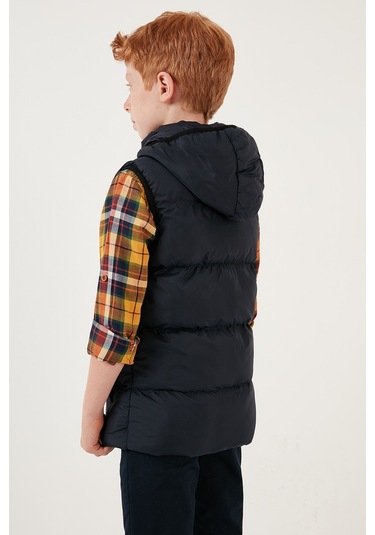 Lela Fermuarlı Kapüşonlu Cepli Şişme Unisex Çocuk Yelek 5761983 Lacivert Lela Fermuarlı Kapüşonlu Cepli Şişme Unisex Çocuk Yelek 5761983 Lacivert