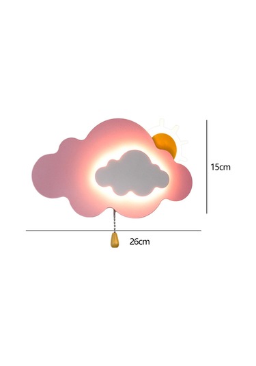 Suntek Magideal Bulut Gece Lambası Kahve Barı Oyun Odası Pembe Çok Renkli