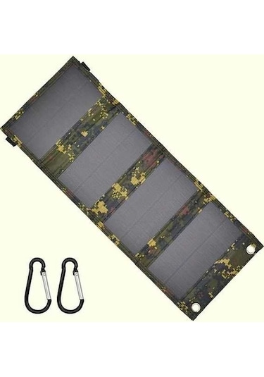 Besthome1 Dream011 4 Katlı Güneş Paneli 48.18x18.49 Cm Usb Power Bank, Kamp Şarj Cihazı