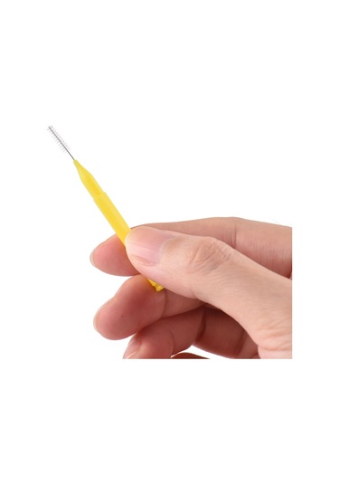 Skycity 100 Adet Renkli Diş Arası Fırça Seti - Yumuşak Tüylerle Gigi Aralarını Temizler, Diş Sağlığını Korur, Taşınabilir Mavi, Kırmızı, Yeşil, Sarı, Pembe Her 20 Adet