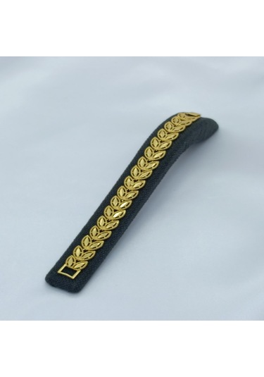 Yeni Sezon Vip Özel Seri Paslanmaz Çelik Çift Yaprak Model Altın Kaplama Kadın Bileklik Gold