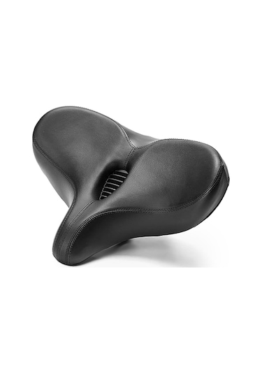 Geniş Bisiklet Sele Büyük Boy Bisiklet Koltuğu Rahat Y25091 Siyah Siyah