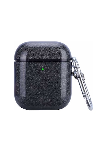 Ekılıf - Airpods 1.nesil Uyumlu - Kılıf Darbelere Karşı Dayanıklı Koruyucu Silikon Kılıf Airbag 17 - Siyah