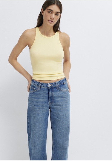 Mavi - Halter Yaka Sarı Atlet 1613912-70027