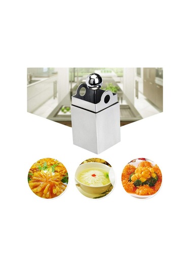 Homyl Kare Izgaralar Şekilli Filiform Tofu Kesici Paslanmaz Gümüş