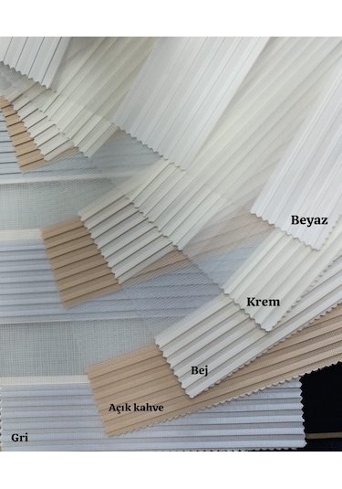 As Perde Dar Pliseli Zebra Perde