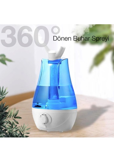 Büyük Boy Ultra Sis Buhar Makinası 3.5 Litre Çocuk Ve Bebek Odaları İçin Ev Hava Nemlendirici