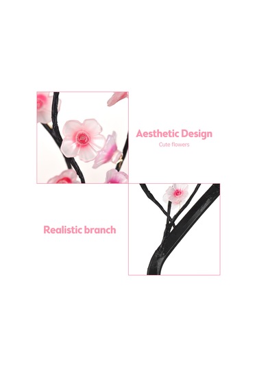 Mufunye 36 Led Işıklı Papatya Ağaç Lambası, Usb/pil Beslemeli, Dokunmatik Anahtar, 2 Işık Modu, Ev/ofis Dekorasyonu, Noel/parti Hediyesi, 46cm Simülasyon Bitki Lambası Diğer