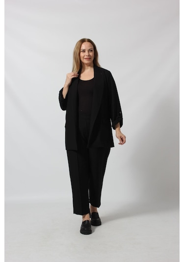 Modaberray Şık Blazer Ceket Ve Pantolon Takım