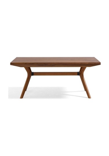 Bosco Pahlı Ahşap Mutfak Masası 100x180 Ceviz