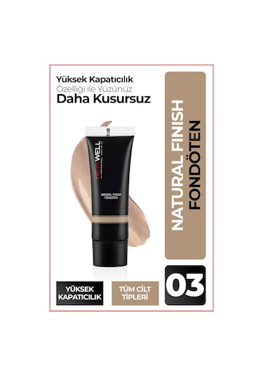 New Well Naturel Finish Fondöten 03