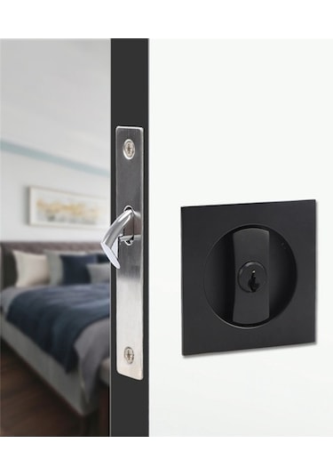 Ulzyvf Önleyici Kilit Kilidi Kare Kapı Hırsızlık Gizlilik Donanım Çağdaş Nu