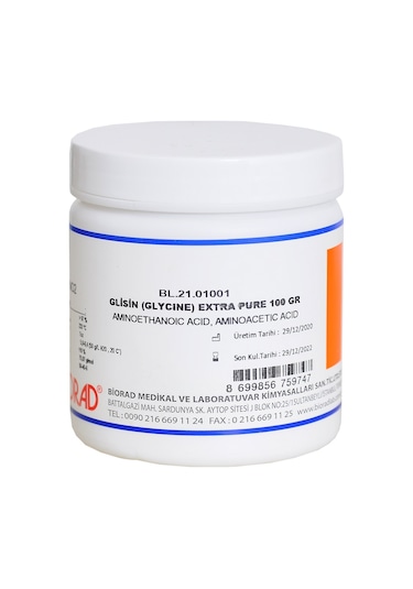 Glisin Glycine Farma Grade 100 Gr.