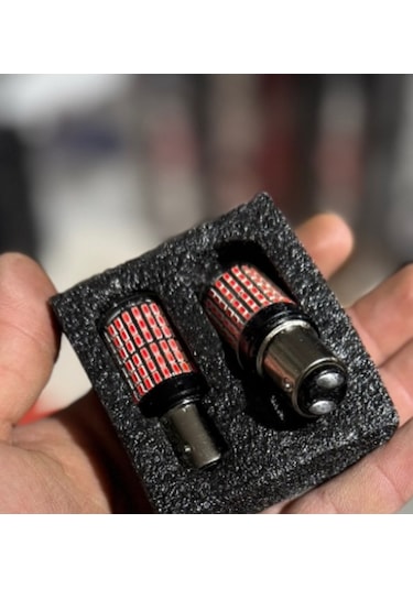 2 Adet 144 Led Kırmızı Renk 1016 Çift Duy Stop Ampulü