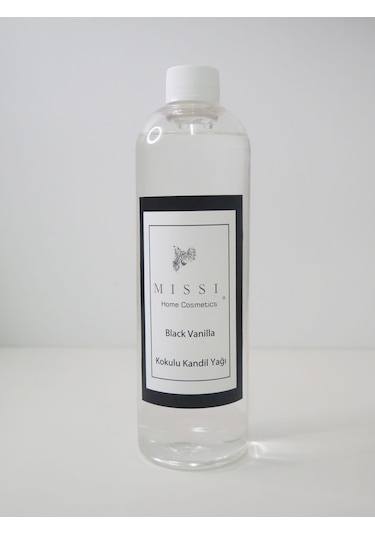 MİSSİ 400 ML BLACK VANİLYA KOKULU KANDİL YAĞI