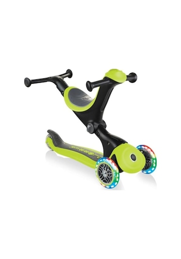 Globber Go Up Deluxe Işıklı Teker Çocuk Scooter Yeşil
