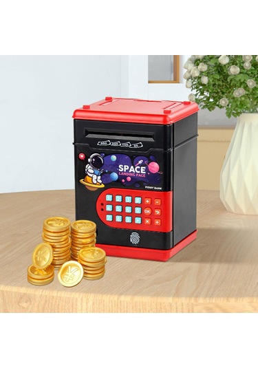 Dolıty Kaydırma Para Sı Oyuncak Paralar Şifre Elektronik 13,5cmx12,3cmx19,5cm