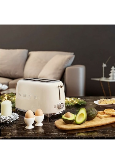Smeg TSF0CREU Retro 2 Dilim Ekmek Kızartma Makinesi