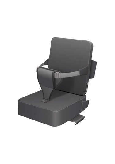 Suntek Yemek Masası Için Yükseltici Koltuk 32cmx36cmx10cm-koyu-gri