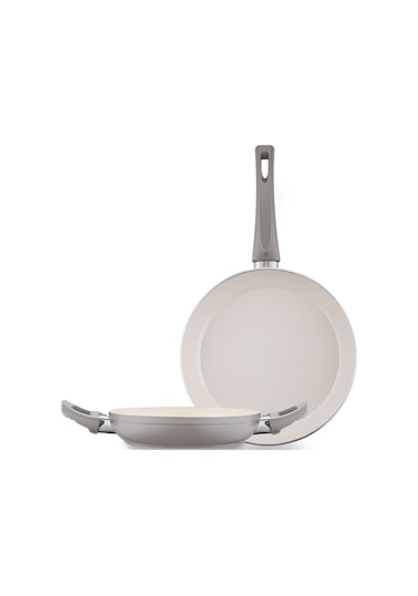 Emsan Crystal 2 Parça Tava Sahan Seti Gri