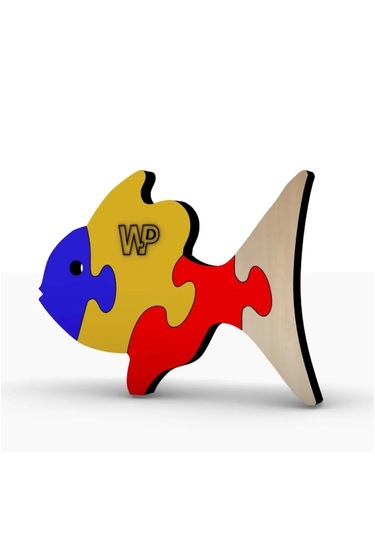 Masif Ahşap Puzzle Çocuklar Için Öğretici Boyanabilir Salyangoz