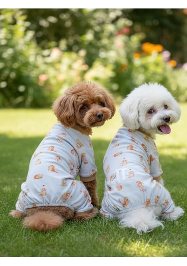 Bejjy Pamuklu Köpek Tulum Pijama