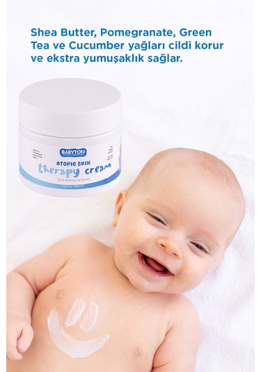 Babyton Atopik Çok Kuru Ve Hassas Ciltler İçin Vücut Kremi 100 ML