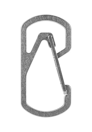 Novahub Ultra Hafif Titanyum Kancaklık - Çift Halkalı, Kaymaz, 16g Gümüş Anahtarlık Gümüş