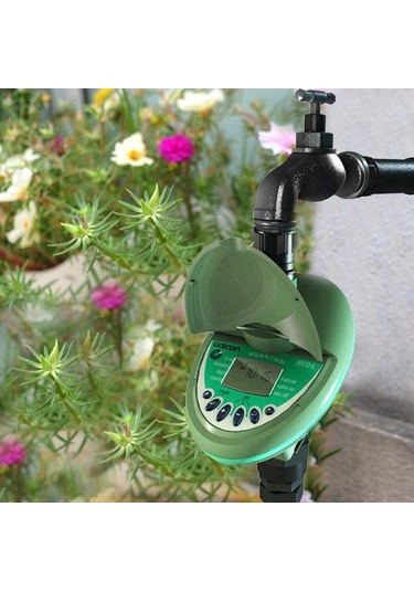 Pazly Akıllı Sulama Kontrol Cihazı 3/4 İnç Diş Otomatik Bahçe Sulama Zamanlayıcı