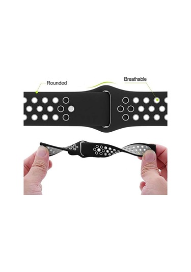 Noktaks - Huawei Uyumlu Huawei Watch Gt 3 42mm - Kordon Krd-02 Silikon Kordon