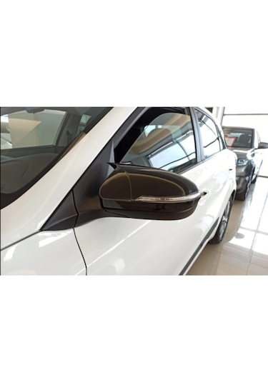 Hyundai I20 Sinyalli Batman Yarasa Ayna Kapağı Piano Black