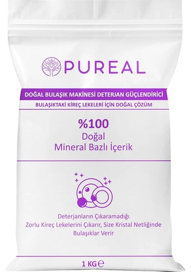 Pureal Doğal Bulaşık Makinesi Deterjan Güçlendirici 1 Kg