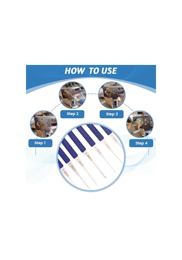 12 Adet Mavi Kilit Açma Kırık Anahtar Çıkarma Oto Çilingir Aracı