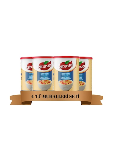 Altunsa Vanilya Aromalı Muhallebi Tozu 4 x 250 G