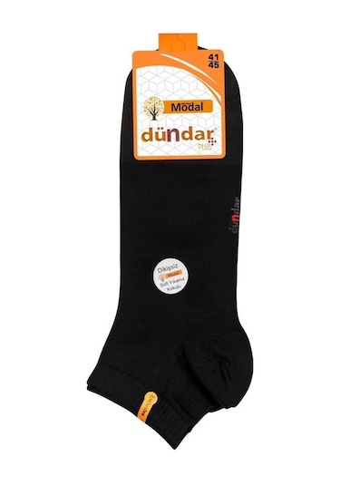 Plus Erkek Modal Dikişsiz Koku Yapmaz Patik Siyah 12'li 6838 Siyah