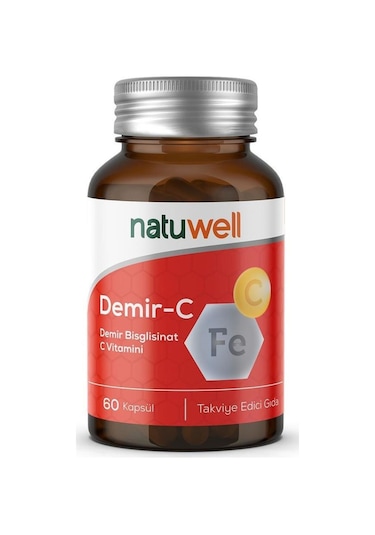 Natuwell Demir- C 60 Kapsül