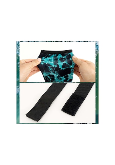 Neevoyu 3mm Neopren Dalış Çorabı - Sıcak Tutar, Kaymaz Tabanlı, Su Sporları İçin Mükemmel Yıldızlı Mavi