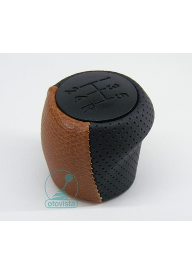 Fiat Punto Ve Linea Deri Vites Topuzu 2006-2017 Taba-siyah Model Siyah