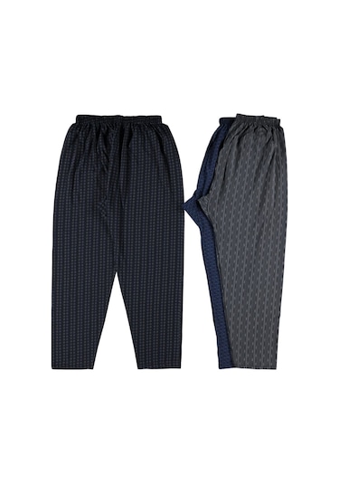 Kavaklıdere Giyim Erkek Pijama Alt Baskılı Cepsiz Tek Alt Çok Renkli