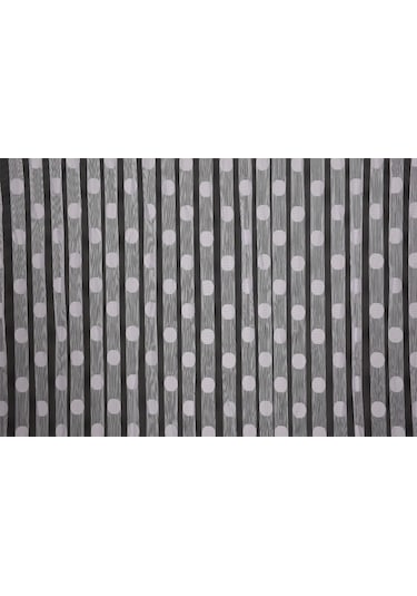 Puanlı Model Beyaz Renk Hazır İp Perde 300 270 Cm Beyaz