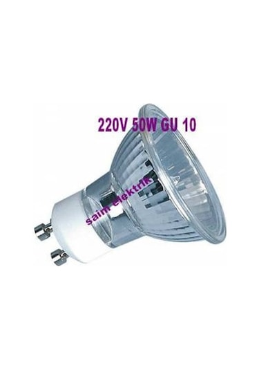 5 Adet 220V 50W Gu 10 Halojen Lamba