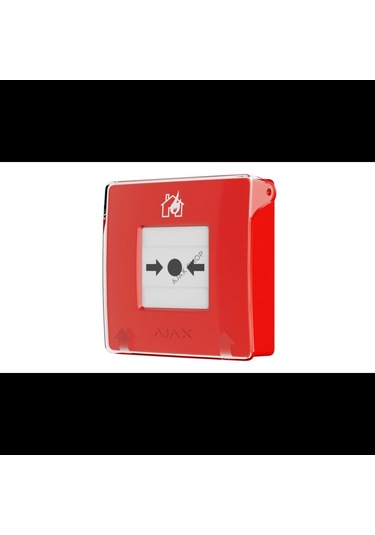 Ajax, Manual Call Point, Kablosuz, Kırbas Butonu Nc, Kırmızı