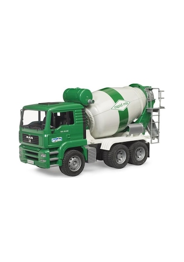 Bruder Man Tga Beton Mikser Yeşil BR02739 Lisanslı Ürün