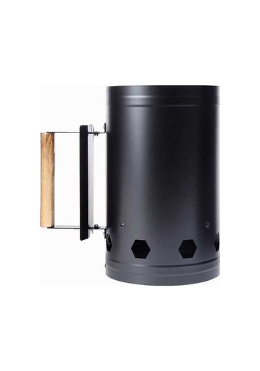 Pazly Barbekü Aletleri Nokta Kömür Ateşleme Namluları Karbon Kova Ateşleyici A Siyah