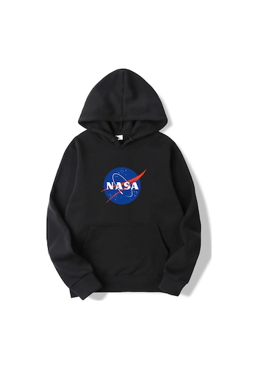 Hırsch Unisex Kapşonlu Sweatshirt SIYAH