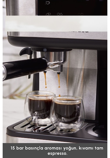 Karaca Coffee Art 2 İn 1 Espresso Ve Filtre Kahve Makinesi