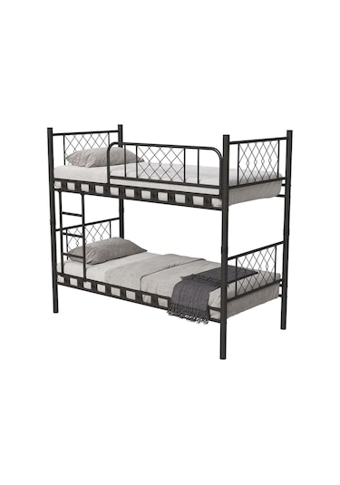 Argimo Metis Siyah Metal Ranza Ve Karyola 90x190