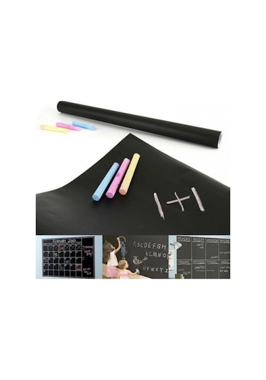 Yapışkanlı Kara Tahta Sticker Blackboard (328164508)
