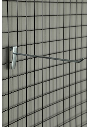 Uzmangrupraf 50 Adet Tel Pano Kancası 20 Cm Kanca - Raf Kancası - Aksesuar